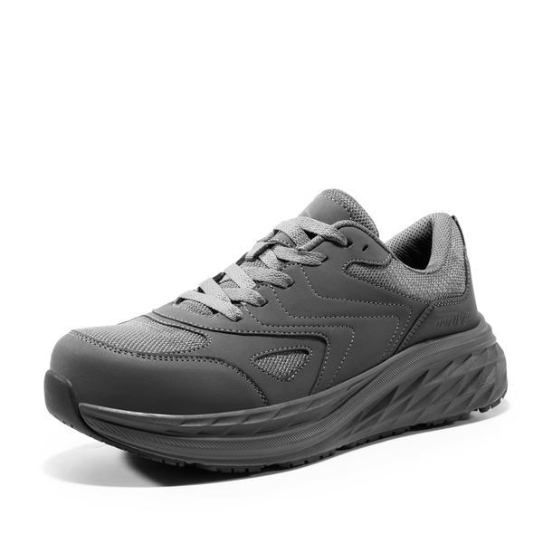 Men's Comfortable Steel Toe Work Shoes - GREY - 1